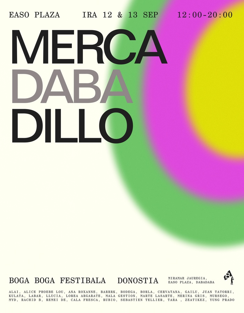 Puesto Mercadabadillo - DOMINGO 13/09 - Bogaboga Festibala 2026